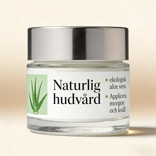 🌿 Naturlig Hudvård – Aloe Vera Ansiktskräm